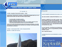 Tablet Screenshot of adk.org.tr
