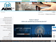 Tablet Screenshot of adk.sk